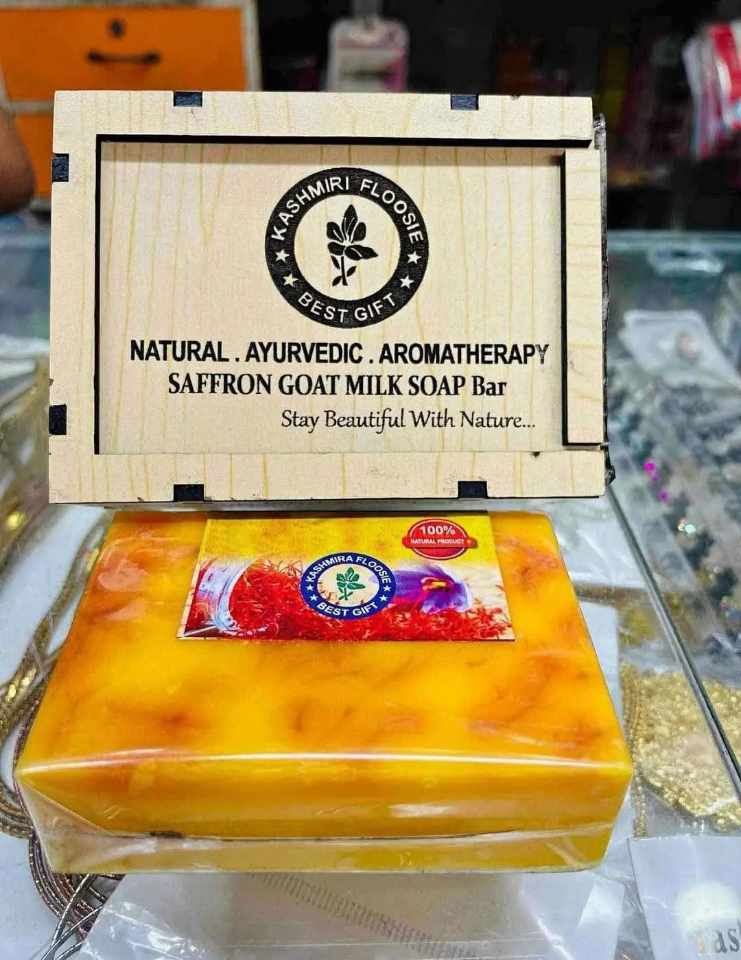 Kashmiri Saffron Goat Milk Soap