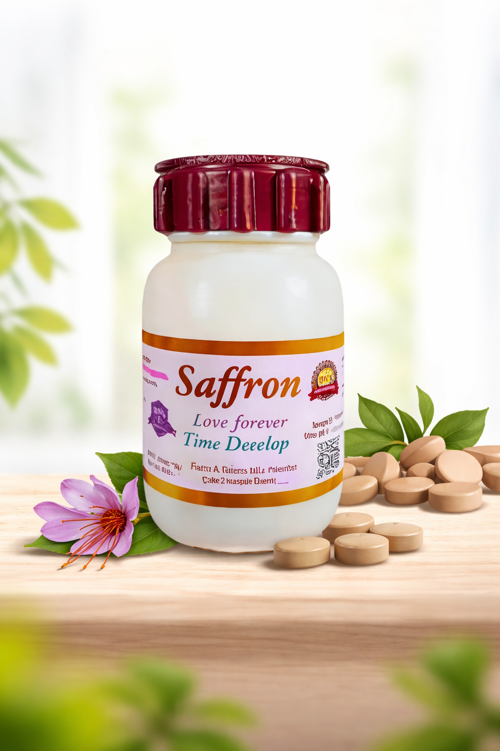 Saffron tablet